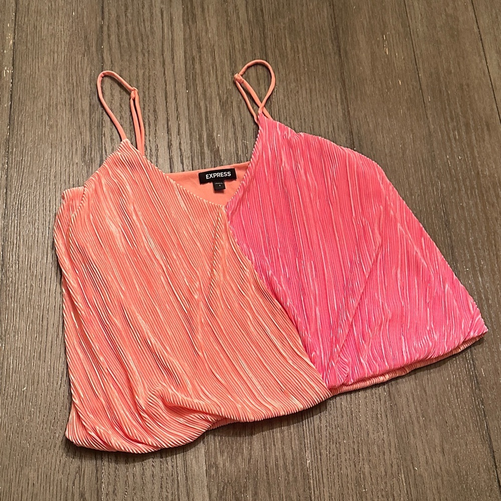Express Women's Vibrant Pleated Camisole